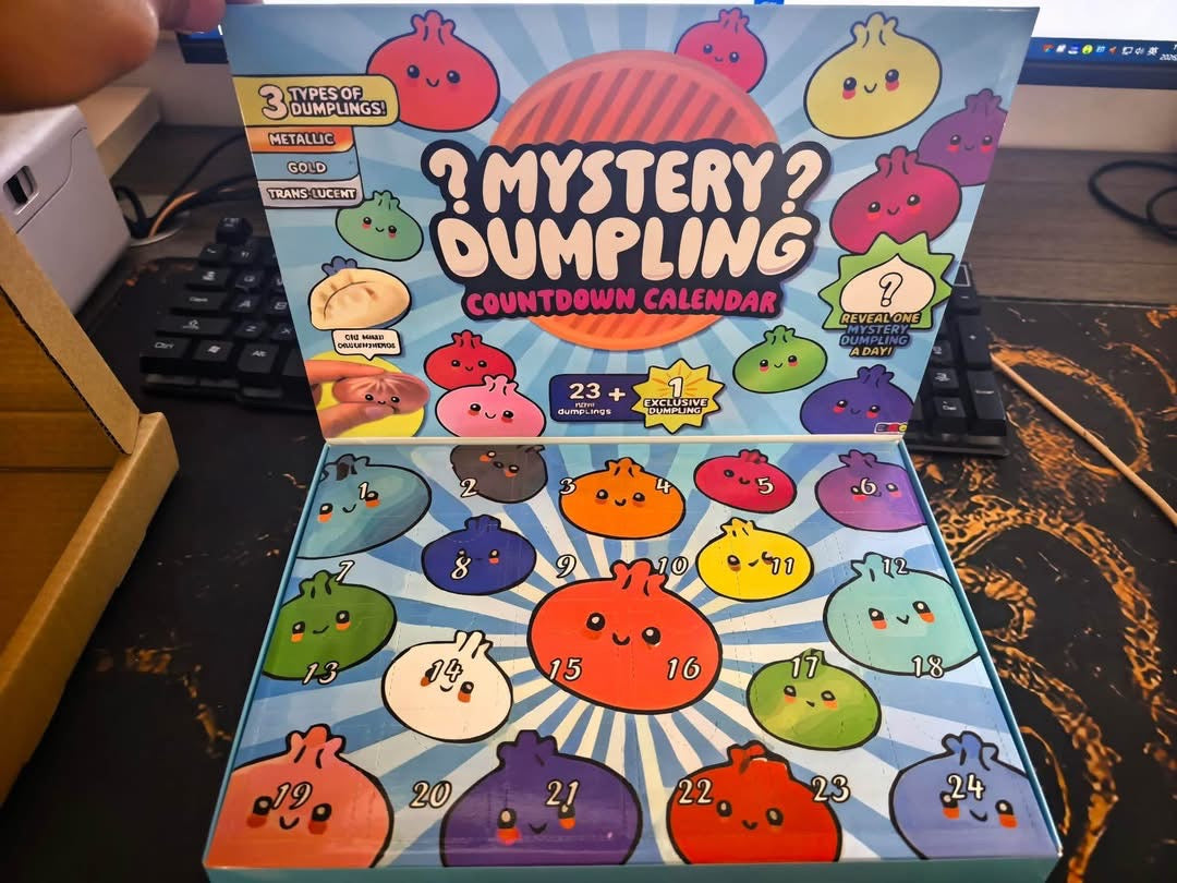 Mystery dumpling advent calendar